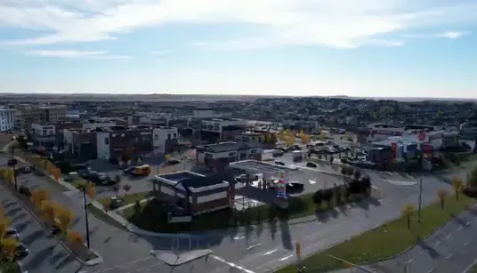 A residential street in Airdrie